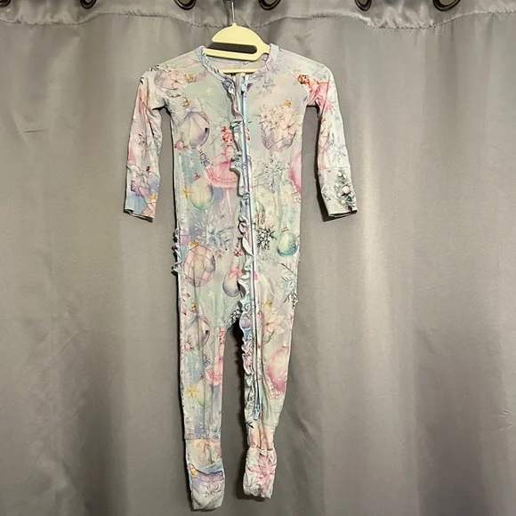 Bums & Roses Christmas Fairy Print 12-18 month - Picture 2 of 6